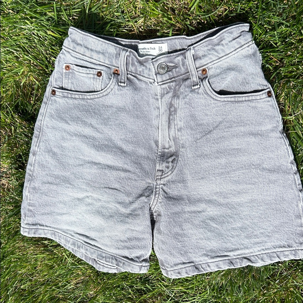 Abercrombie & Fitch Gray Jean Shorts
